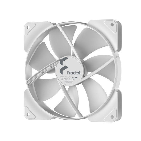 Fractal Design 140mm Aspect 14 RGB PWM fehér ház hűtőventilátor