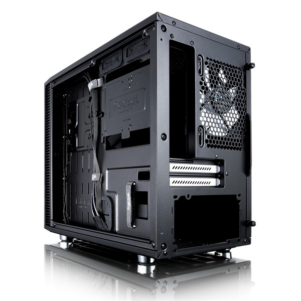 Fractal Design Define NANO S Fekete Ablakos (Táp nélküli) ITX ház