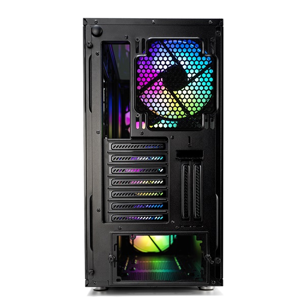 Fractal Design Define S2 Vision RGB Fekete ablakos (Táp nélküli) E-ATX ház