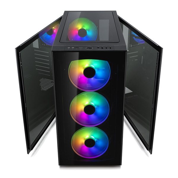 Fractal Design Define S2 Vision RGB Fekete ablakos (Táp nélküli) E-ATX ház