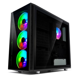 Fractal Design Define S2 Vision RGB Fekete ablakos (Táp nélküli) E-ATX ház