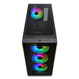 Fractal Design Define S2 Vision RGB Fekete ablakos (Táp nélküli) E-ATX ház