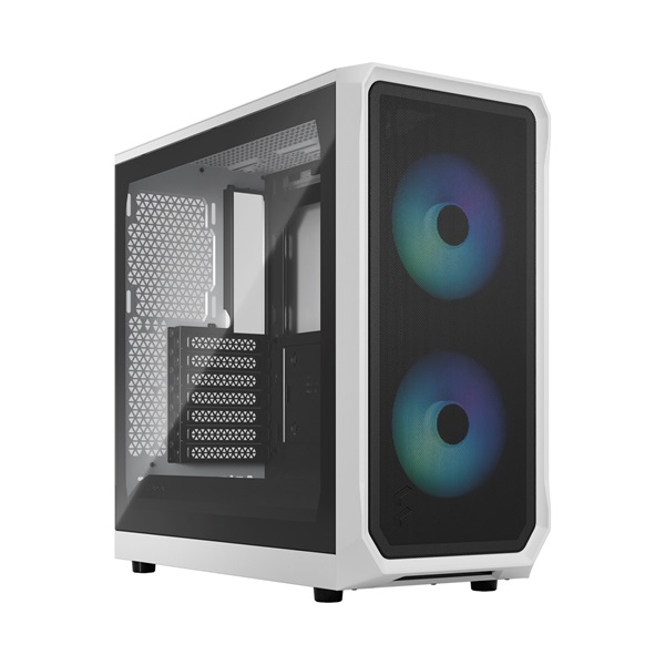 Fractal Design Focus 2 RGB fehér (táp nélküli) ablakos ATX ház