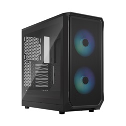 Fractal Design Focus 2 RGB fekete (táp nélküli) ablakos ATX ház