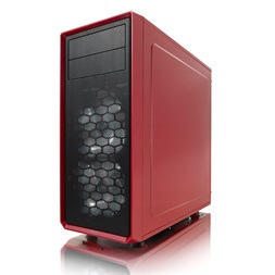 Fractal Design Focus G Piros ablakos (Táp nélküli) ATX ház