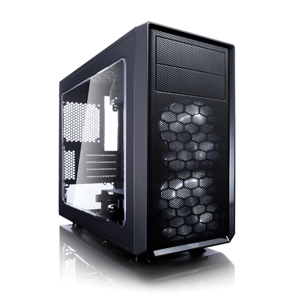 Fractal Design Focus Mini G Black ablakos (Táp nélküli) mATX ház