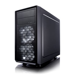 Fractal Design Focus Mini G Black ablakos (Táp nélküli) mATX ház