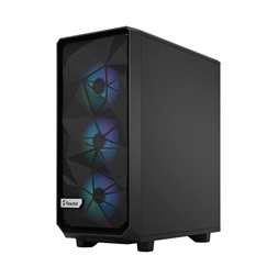 Fractal Design Meshify 2 Compact Lite RGB fekete (táp nélküli) ablakos ATX ház