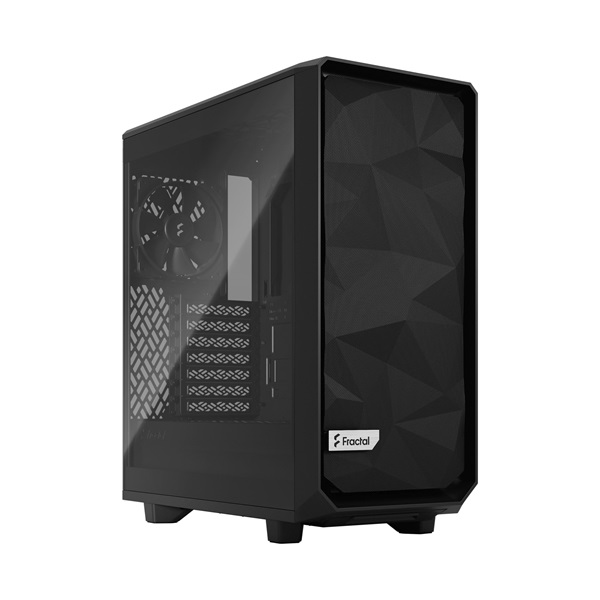 Fractal Design Meshify 2 Compact Lite fekete (táp nélküli) ablakos ATX ház