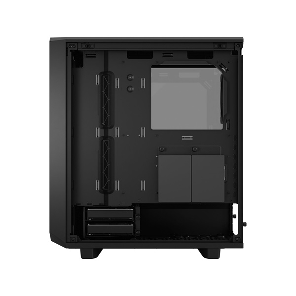 Fractal Design Meshify 2 Compact Lite fekete (táp nélküli) ablakos ATX ház