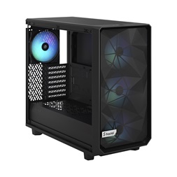 Fractal Design Meshify 2 Lite RGB Fekete világos ablakos (Táp nélküli) E-ATX ház