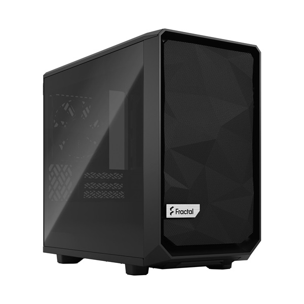 Fractal Design Meshify 2 Nano fekete (táp nélküli) ablakos mini-ITX ház