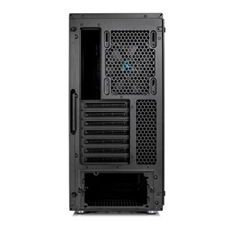 Fractal Design Meshify C Blackout TG Light Fekete ablakos (Táp nélküli) ATX ház