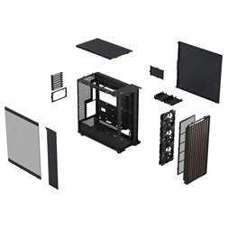 Fractal Design North XL fekete (táp nélküli) ablakos EATX ház