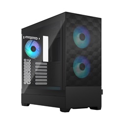 Fractal Design Pop Air RGB Fekete világos ablakos (Táp nélküli) ATX ház