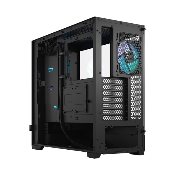 Fractal Design Pop Air RGB Fekete világos ablakos (Táp nélküli) ATX ház