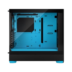 Fractal Design Pop Air RGB ciánkék/fekete (táp nélküli) ablakos ATX ház