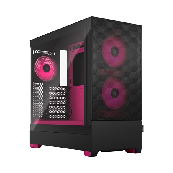 Fractal Design Pop Air RGB magenta/fekete (táp nélküli) ablakos ATX ház