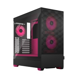 Fractal Design Pop Air RGB magenta/fekete (táp nélküli) ablakos ATX ház