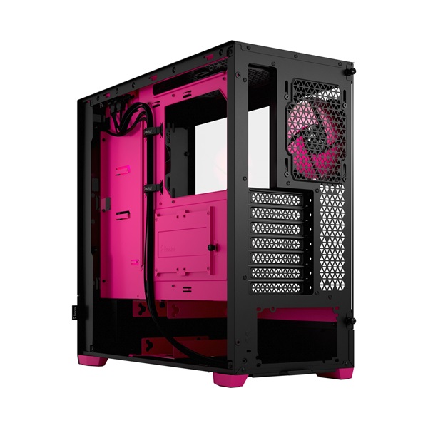 Fractal Design Pop Air RGB magenta/fekete (táp nélküli) ablakos ATX ház