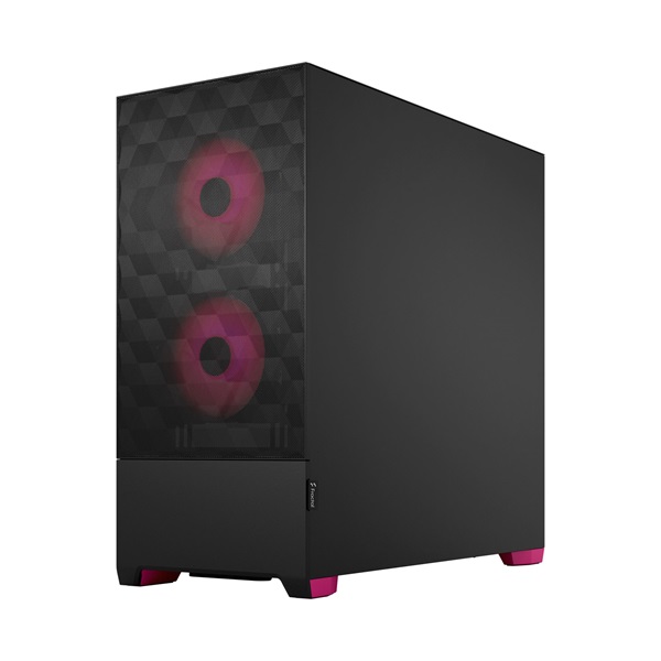 Fractal Design Pop Air RGB magenta/fekete (táp nélküli) ablakos ATX ház