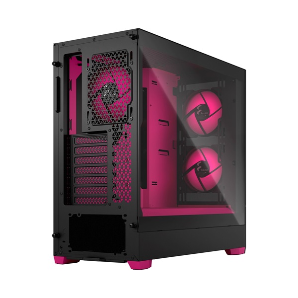 Fractal Design Pop Air RGB magenta/fekete (táp nélküli) ablakos ATX ház