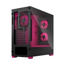 Fractal Design Pop Air RGB magenta/fekete (táp nélküli) ablakos ATX ház