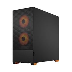 Fractal Design Pop Air RGB narancs/fekete (táp nélküli) ablakos ATX ház