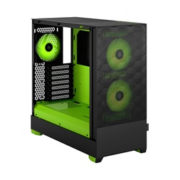 Fractal Design Pop Air RGB zöld/fekete (táp nélküli) ablakos ATX ház