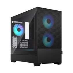 Fractal Design Pop Mini Air RGB Fekete világos ablakos (Táp nélküli) mATX ház