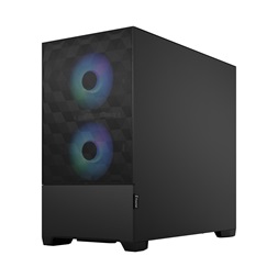 Fractal Design Pop Mini Air RGB Fekete világos ablakos (Táp nélküli) mATX ház