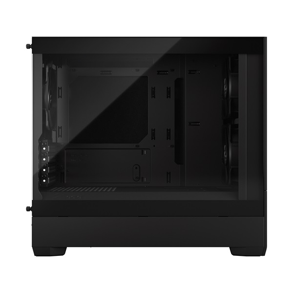 Fractal Design Pop Mini Silent Fekete világos ablakos (Táp nélküli) mATX ház