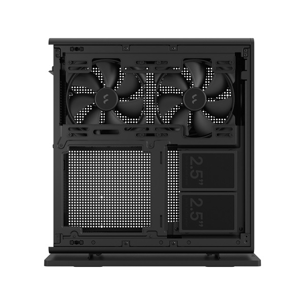 Fractal Design Ridge fekete (táp nélküli) mini-ITX ház