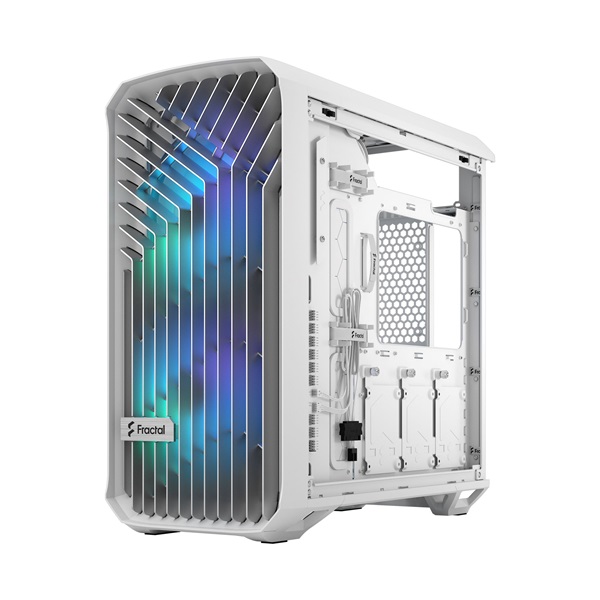 Fractal Design Torrent Compact RGB fehér (táp nélküli) ablakos EATX ház