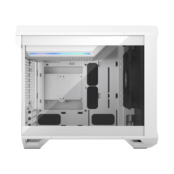 Fractal Design Torrent Nano Fehér ablakos (Táp nélküli) mini-ITX ház