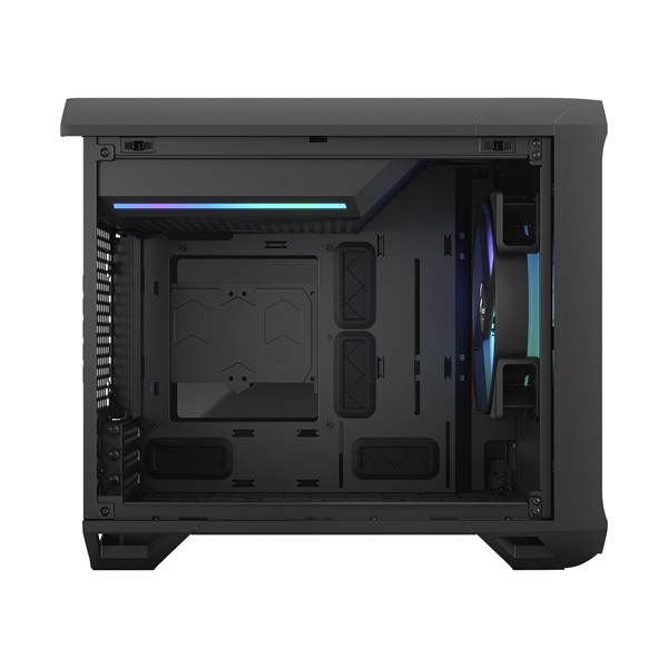 Fractal Design Torrent Nano RGB Fekete ablakos (Táp nélküli) mini-ITX ház