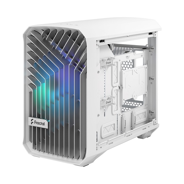 Fractal Design Torrent Nano RGB fehér (táp nélküli) ablakos EATX ház