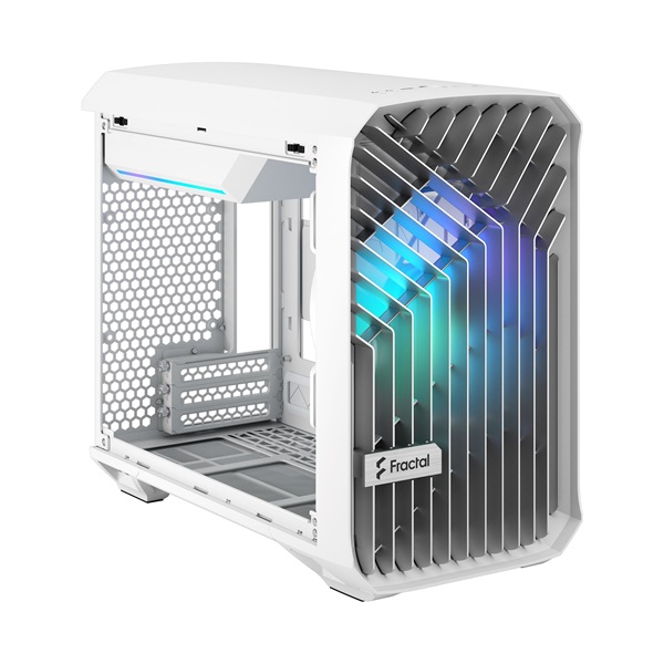 Fractal Design Torrent Nano RGB fehér (táp nélküli) ablakos EATX ház