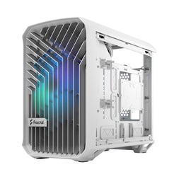 Fractal Design Torrent Nano RGB fehér (táp nélküli) ablakos EATX ház