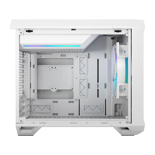 Fractal Design Torrent Nano RGB fehér (táp nélküli) ablakos EATX ház