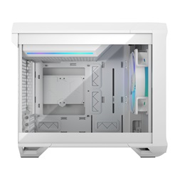 Fractal Design Torrent Nano RGB fehér (táp nélküli) ablakos EATX ház