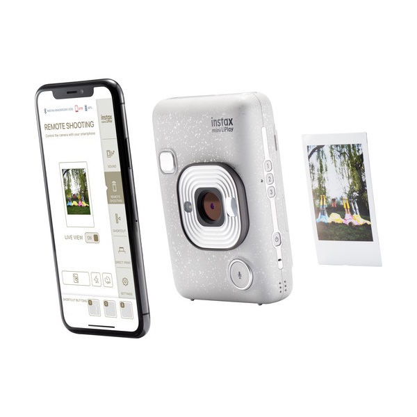 Fujifilm Instax Mini LiPlay fehér hibrid fényképezőgép