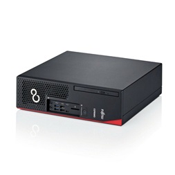 Fujitsu Esprimo D738/i3-8100/8GB/256GB SSD/Win Pro COA/fekete asztali számítógép (Használt A+)