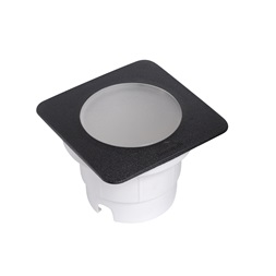 Fumagalli CECI 160 SQUARE LED 10W GX53 fekete kültéri talajba süllyeszthető lámpa