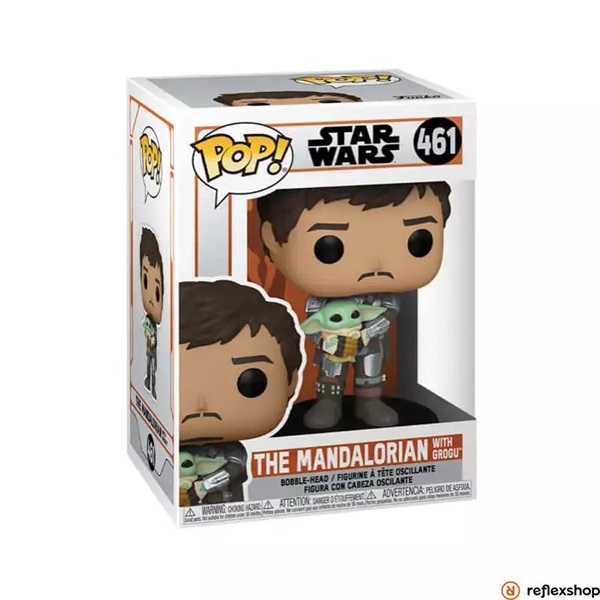 Funko POP! (461) Star Wars: The Mandalorian - Mando Holding Child figura