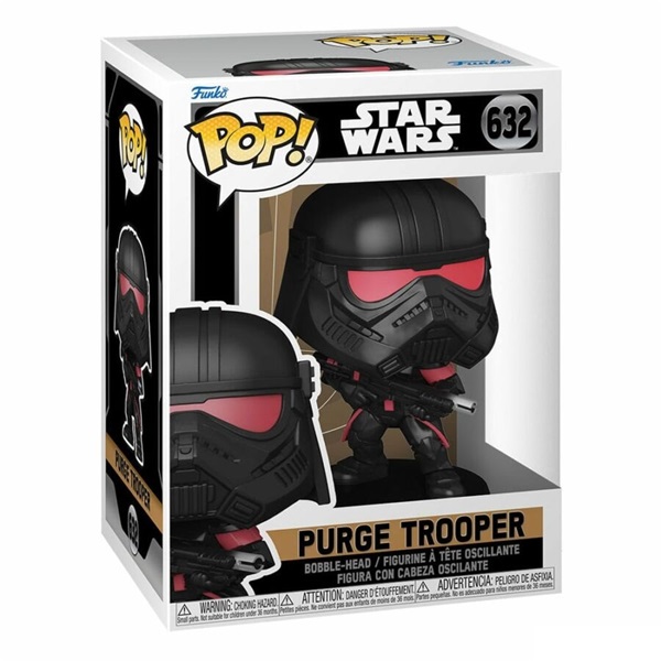 Funko POP! (632) Star Wars Obi-Wan Kenobi S2 - Purge Trooper (battle pose) figura