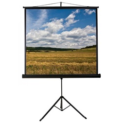 Funscreen Tripod 1:1 180cm×180cm hordozható 3 lábú állványos vetítővászon