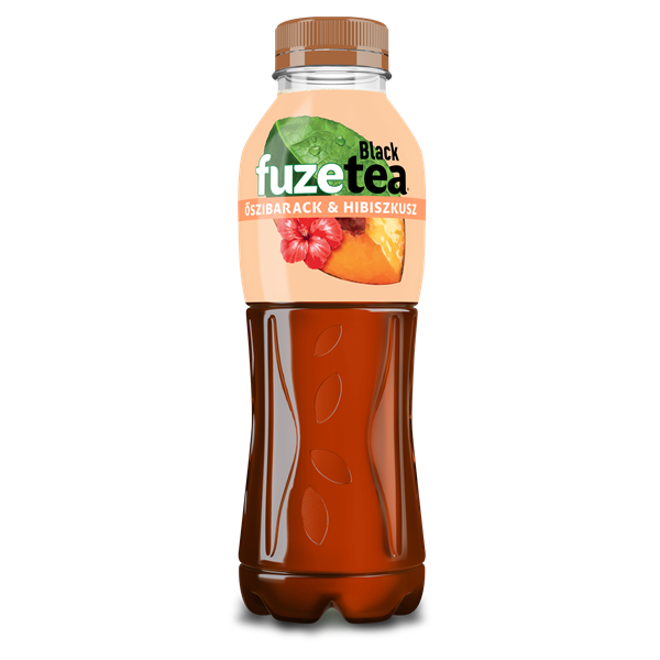 Fuzetea őszibarack-hibiszkusz tea 0,5l DRS egyutas visszaváltási díjas üdítőital