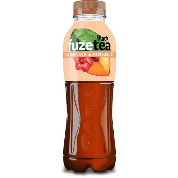 Fuzetea őszibarack-hibiszkusz tea 0,5l üdítőital