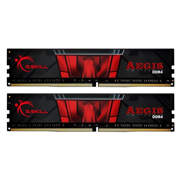 G.Skill 32GB/3000MHz DDR-4 Aegis fekete (Kit 2 db 16GB) (F4-3000C16D-32GISB) memória